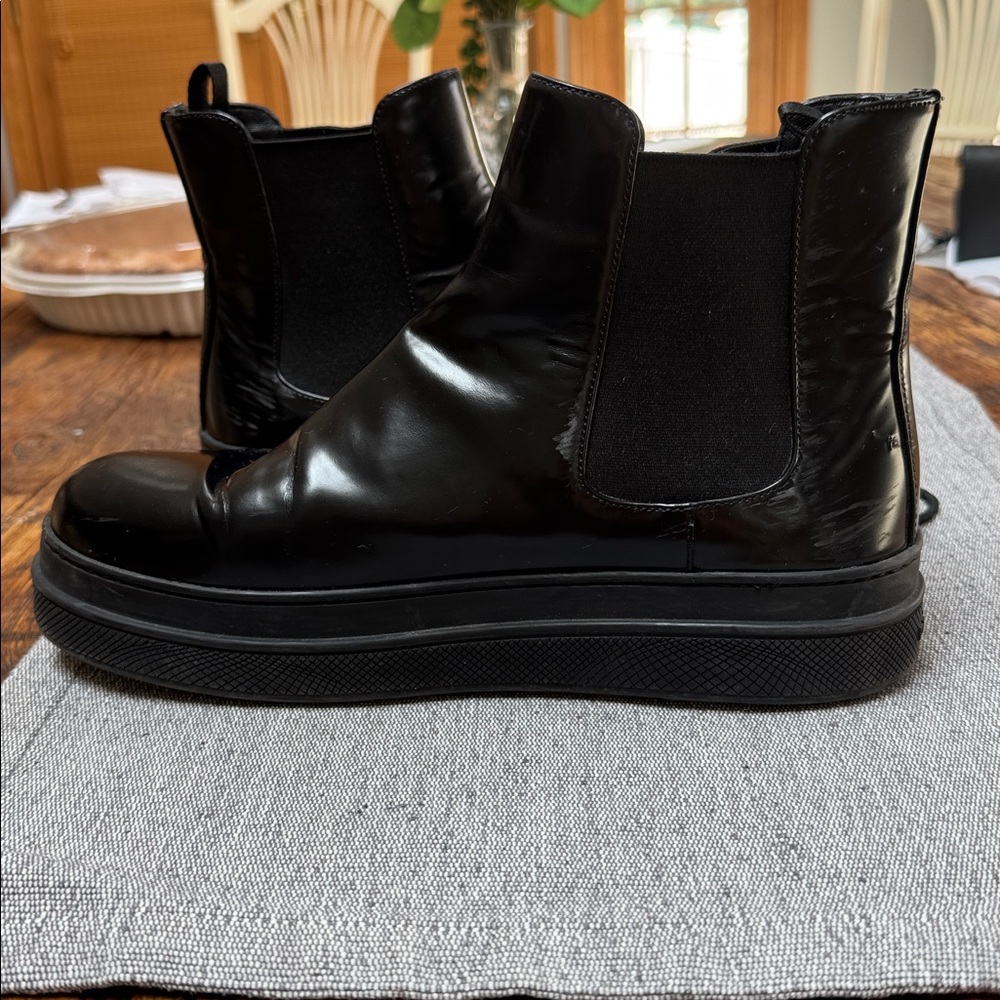 Prada Double Sole Chelsea Boot in black (size 40/womens 10) - Picture 2 of 16